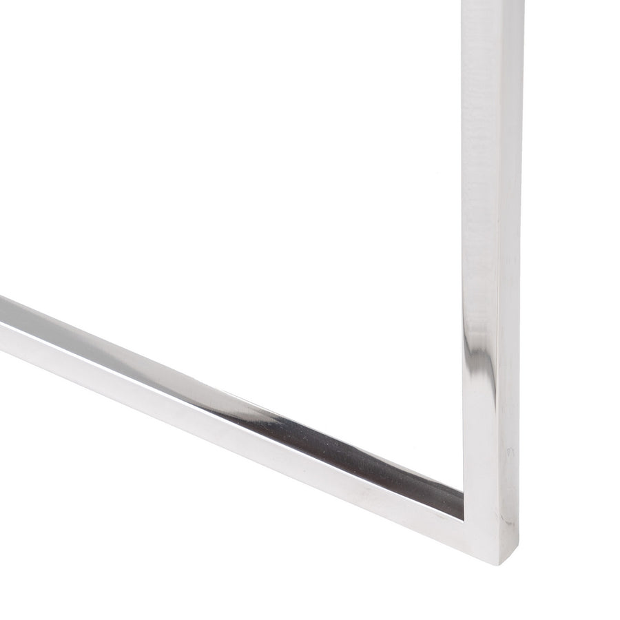 S/3 MESA CENTRO MARRÓN-PLATA 152 X 38,50 X 38,50 CM