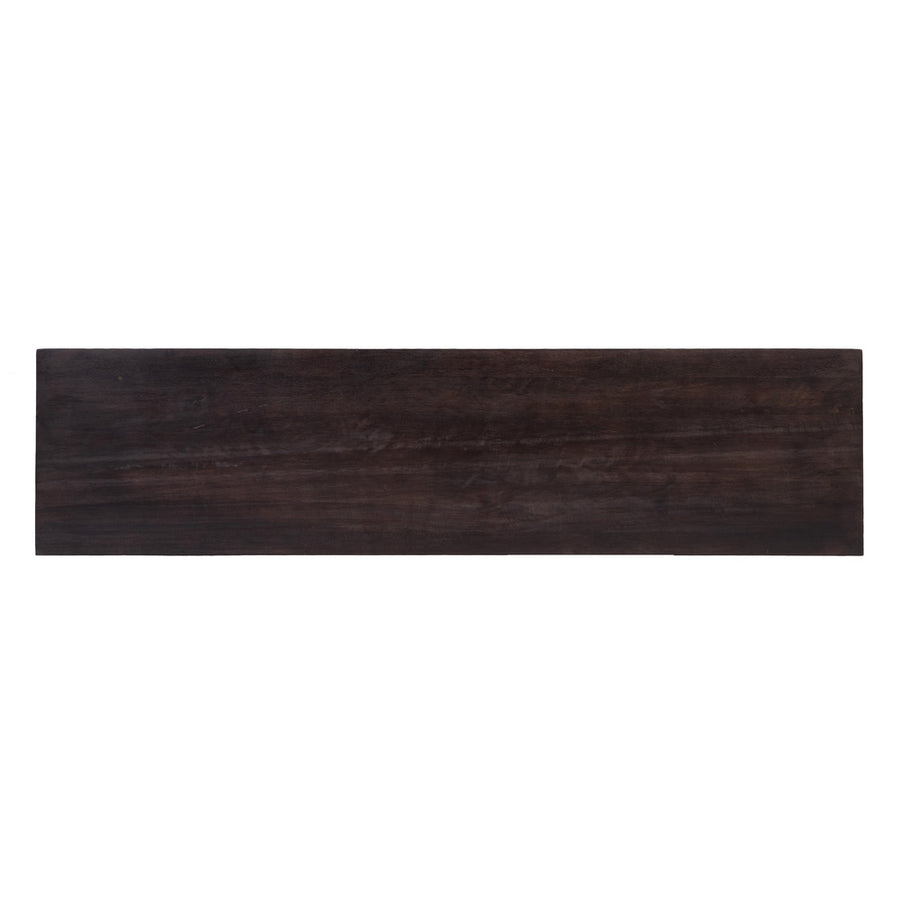 S/3 MESA CENTRO MARRÓN-PLATA 152 X 38,50 X 38,50 CM