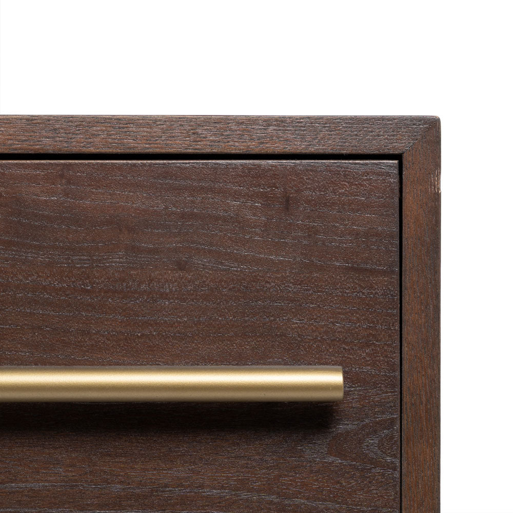 APARADOR MARRÓN MADERA-HIERRO SALÓN 130 X 45 X 83,20 CM