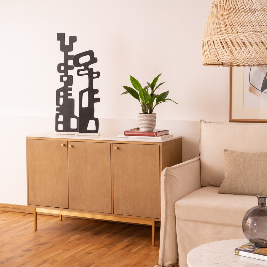APARADOR NATURAL 127 X 45 X 82,80 CM