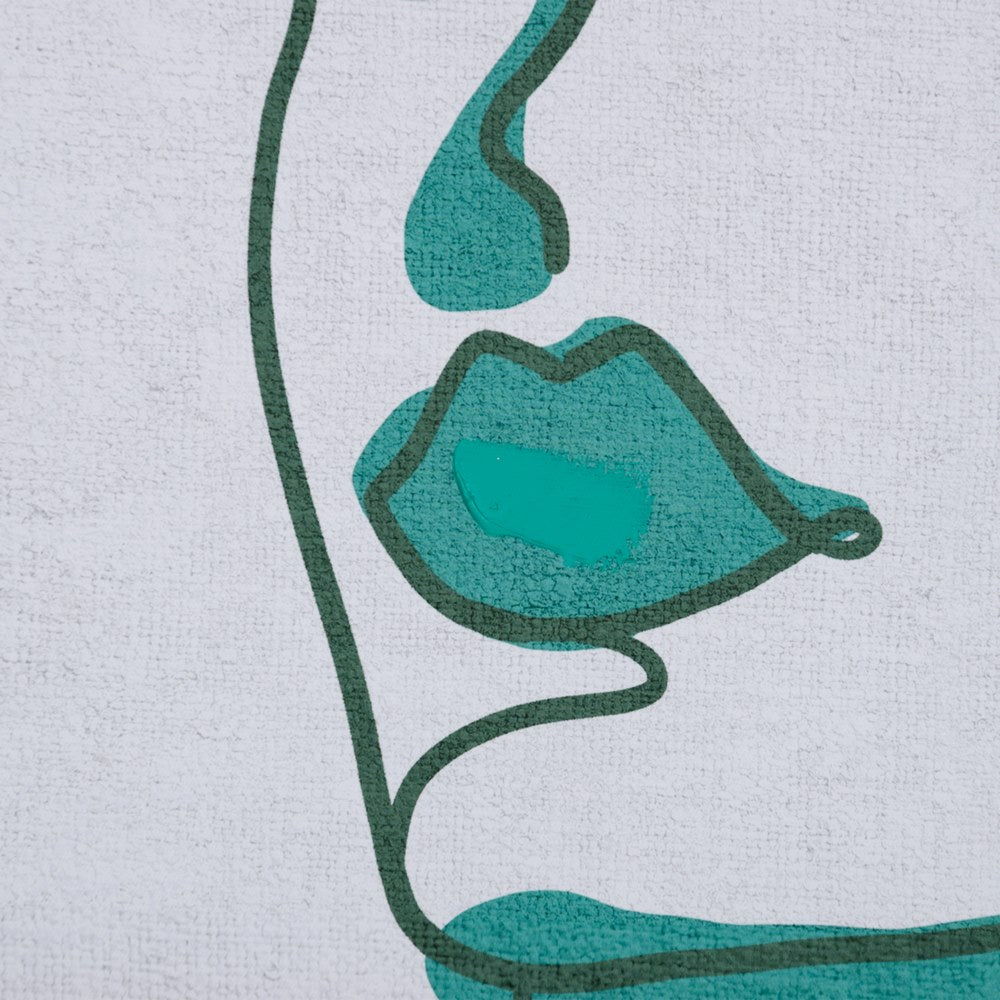 CUADRO PINTURA ROSTRO LIENZO DECORACIÓN 63 X 93 CM