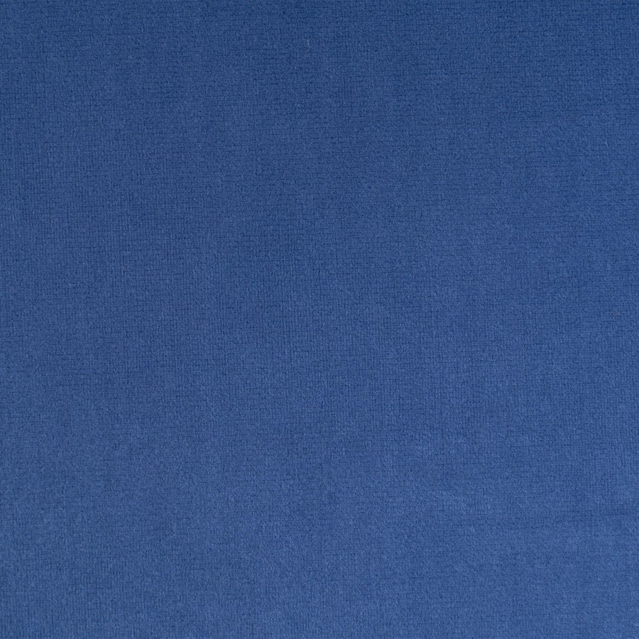 PUF TERCIOPELO AZUL TEJIDO-METAL 40 X 40 X 35 CM