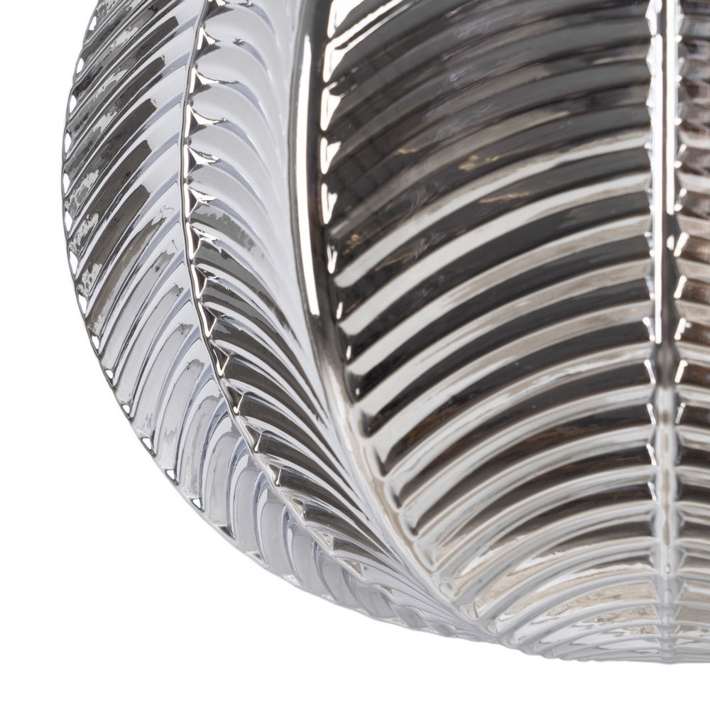 LÁMPARA TECHO GRIS CRISTAL ILUMINACIÓN 34,50 X 34,50 X 130 C