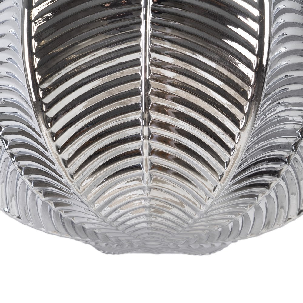 LÁMPARA TECHO GRIS CRISTAL ILUMINACIÓN 34,50 X 34,50 X 130 C