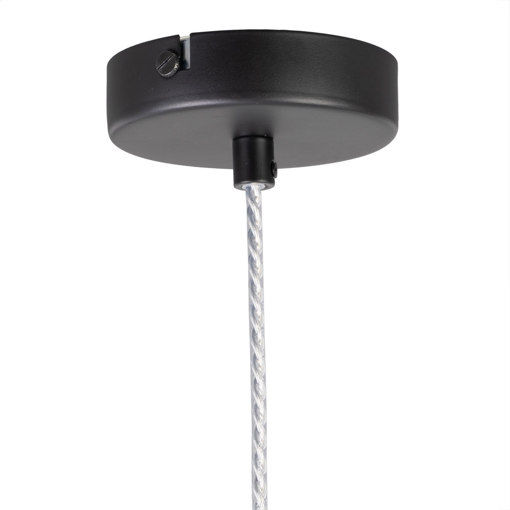 LÁMPARA TECHO GRIS CRISTAL ILUMINACIÓN 34,50 X 34,50 X 130 C