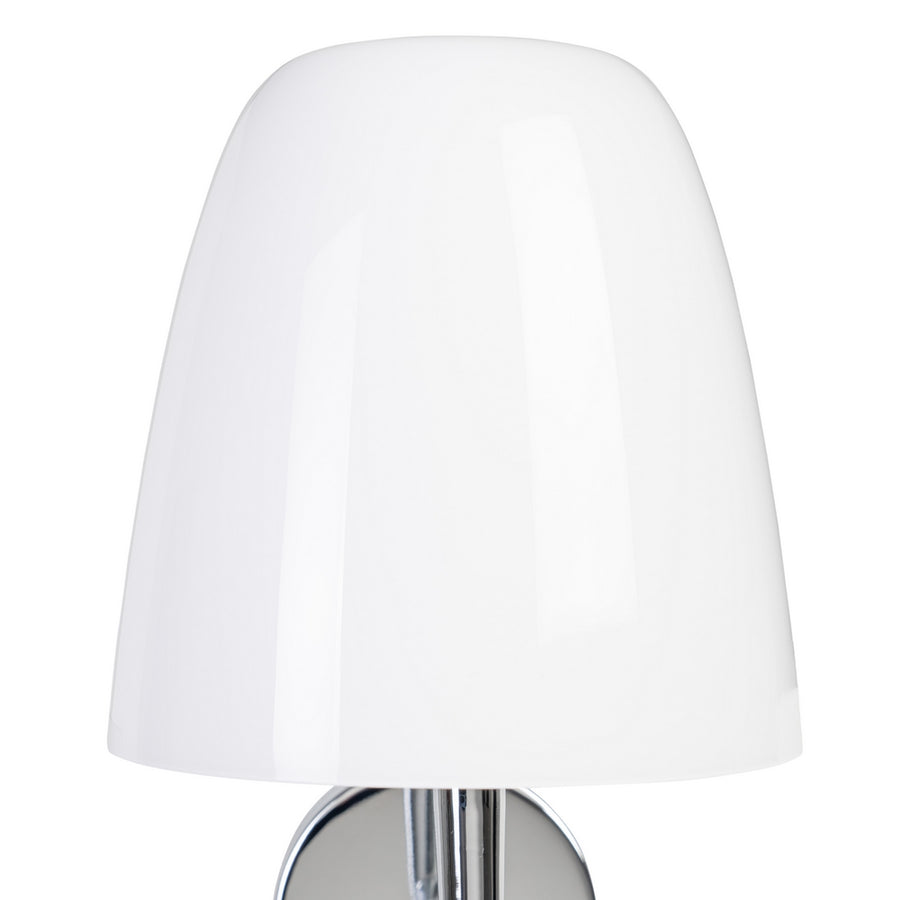 APLIQUE PARED PLATA METAL-CRISTAL 18 X 22 X 33,70 CM