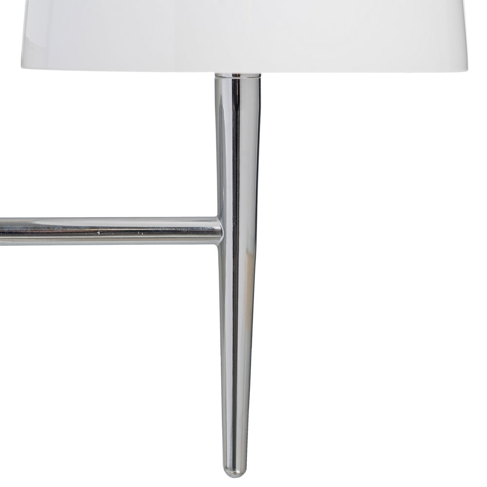 APLIQUE PARED PLATA METAL-CRISTAL 18 X 22 X 33,70 CM