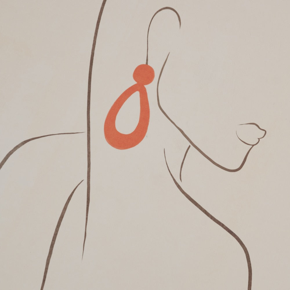 PRINTED PICTURE WOMAN 2/M DM 50 X 1.20 X 50 CM