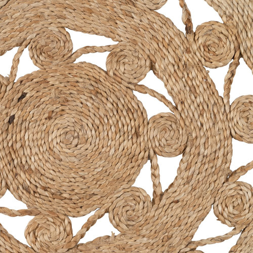 ALFOMBRA NATURAL YUTE DECORACI�N 120 X 120 CM