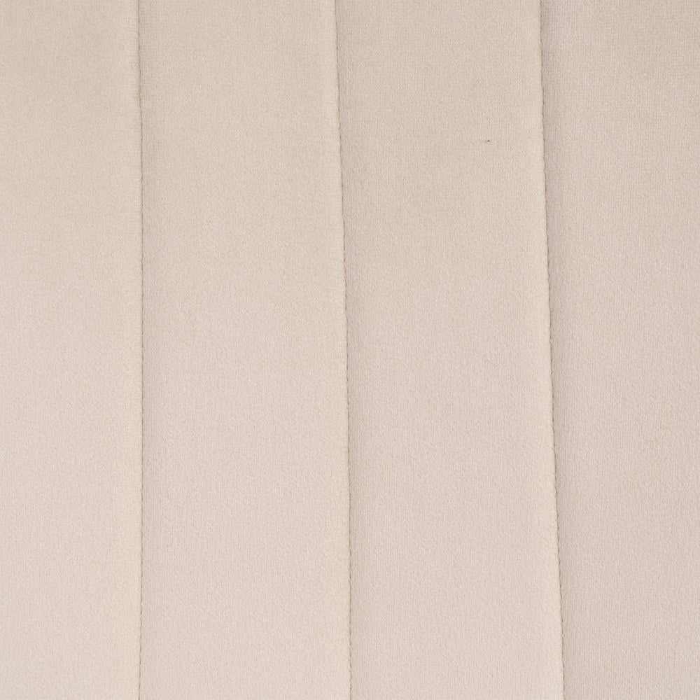 BEIGE VELVET DINING CHAIR 45 X 51 X 88.50 CM