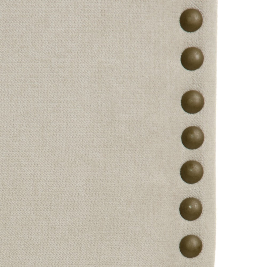 CABECERO BEIGE GRISÁCEO TEJIDO-MADERA 160 X 4 X 80 CM