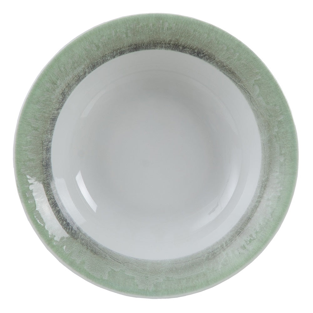 ENSALADERA VERDE PORCELANA COCINA 25 X 25 X 6,50 CM