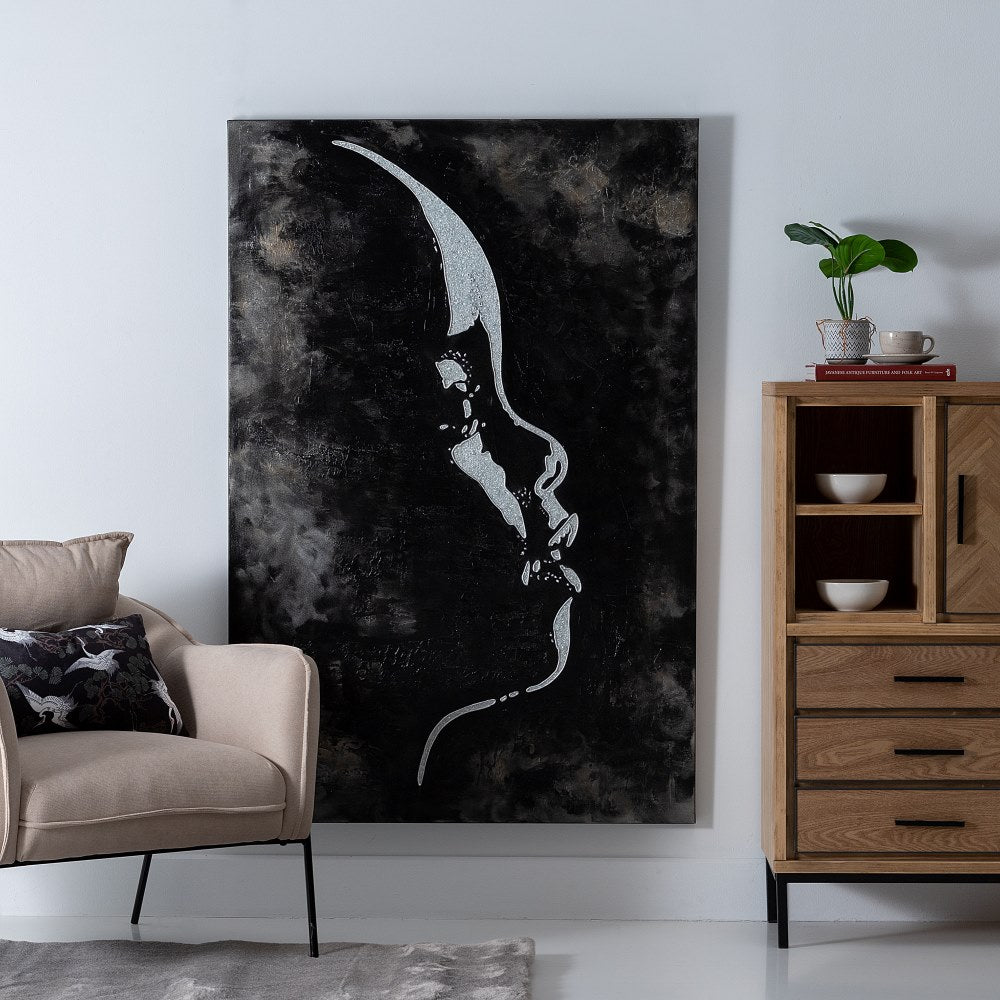 PINTURA NIÑO BLANCO LIENZO 100 X 2,80 X 150 CM