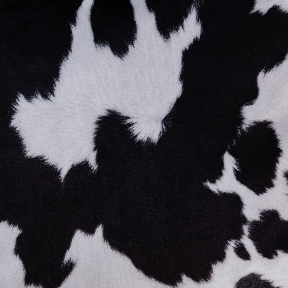 COW VELVET DECORATIVE CUSHION 45 X 45 CM