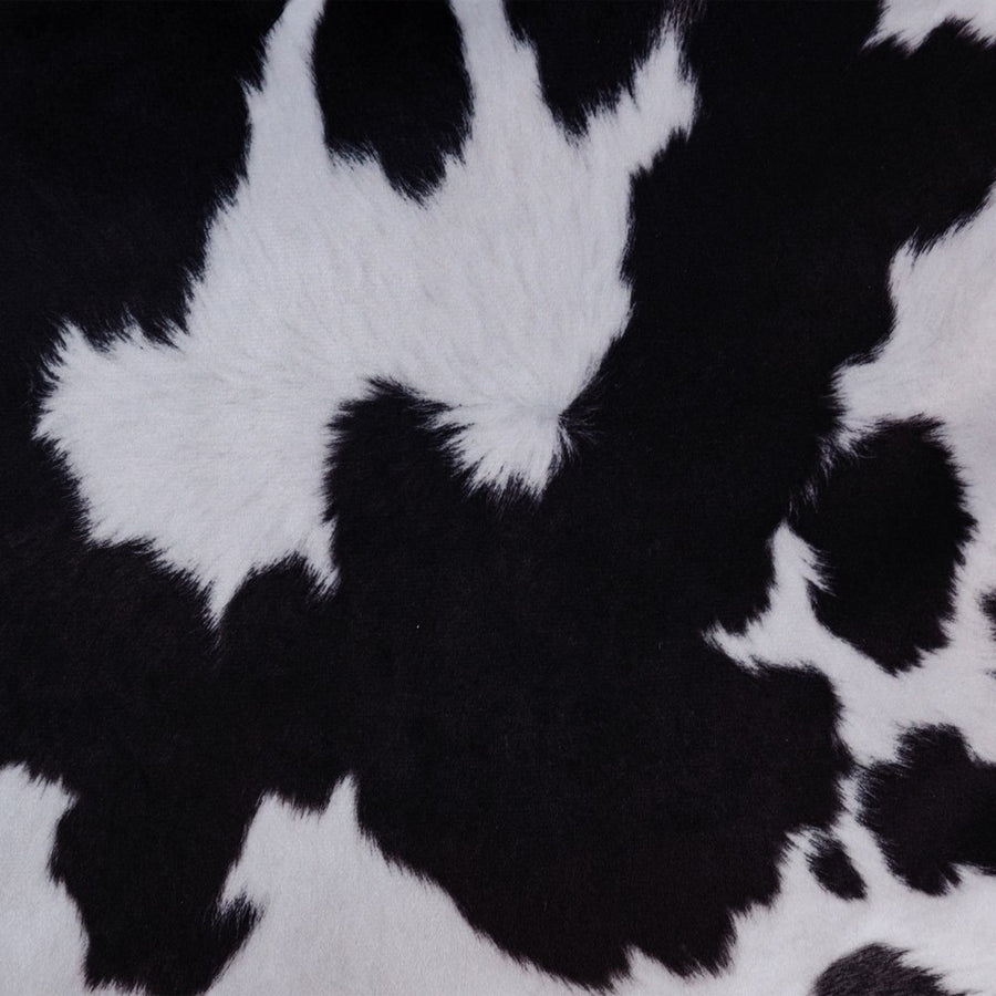 COW VELVET DECORATIVE CUSHION 45 X 45 CM