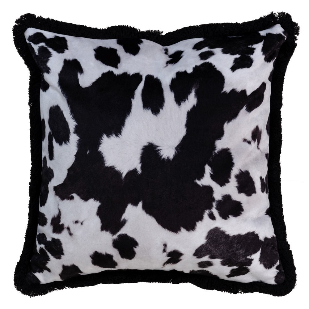COJ�N VACA TERCIOPELO DECORACI�N 45 X 45 CM