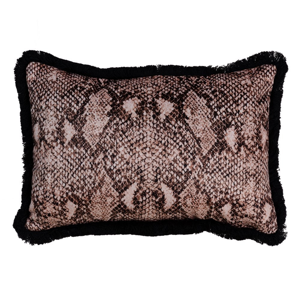 VELVET SNAKE CUSHION DECORATION 45 X 30 CM