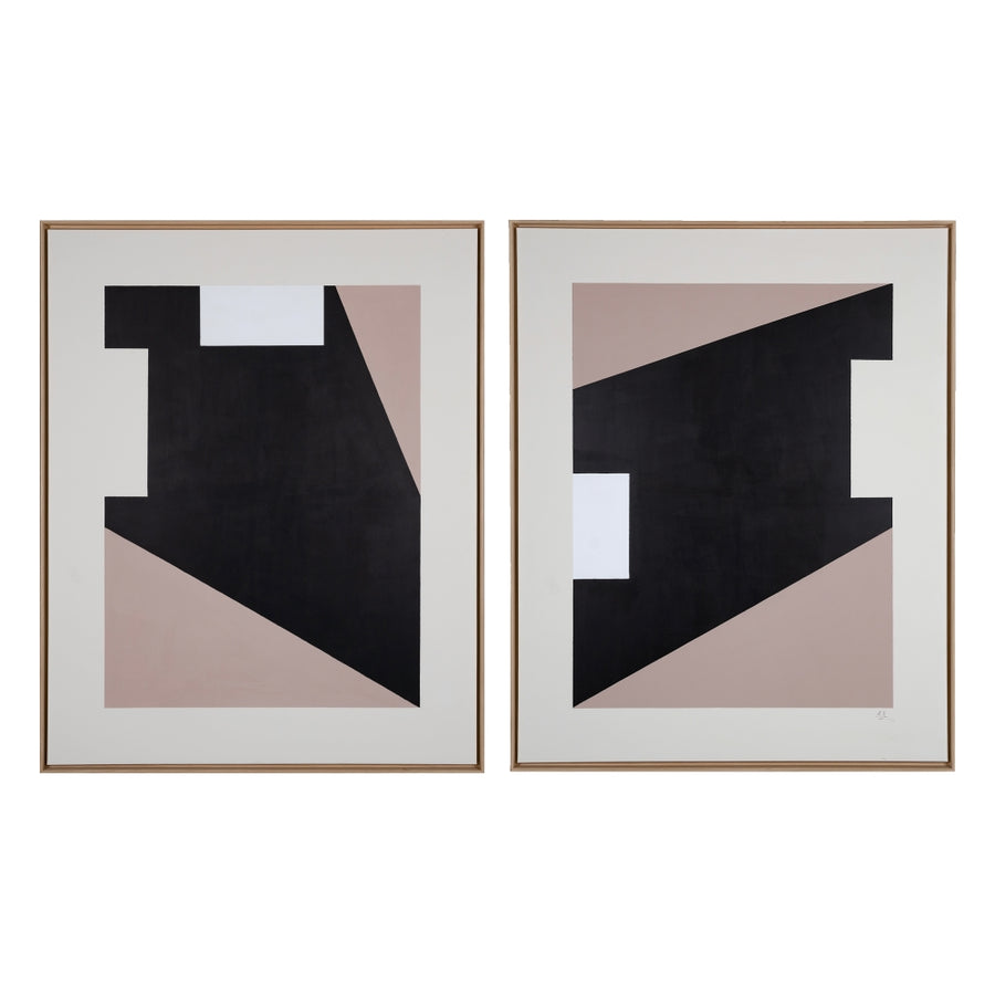 CUADRO ABSTRACTO BEIGE LIENZO 124 X 5,20 X 154 CM