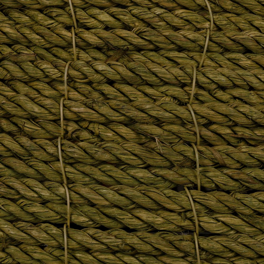 LÁMPARA TECHO VERDE 100% FIBRA VEGETAL 43 X 43 X 52 CM