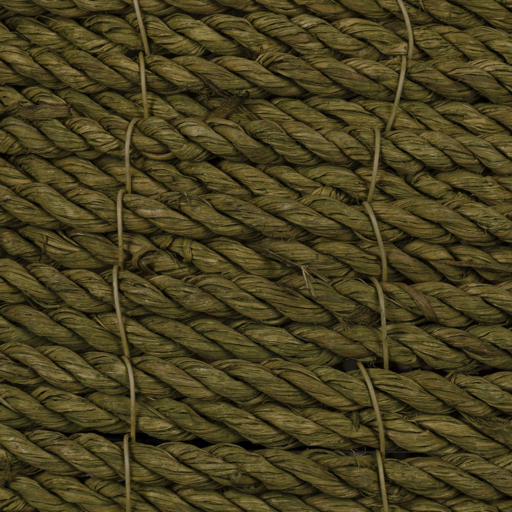 GREEN CEILING LAMP 100% VEGETABLE FIBER 43 X 43 X 52 CM