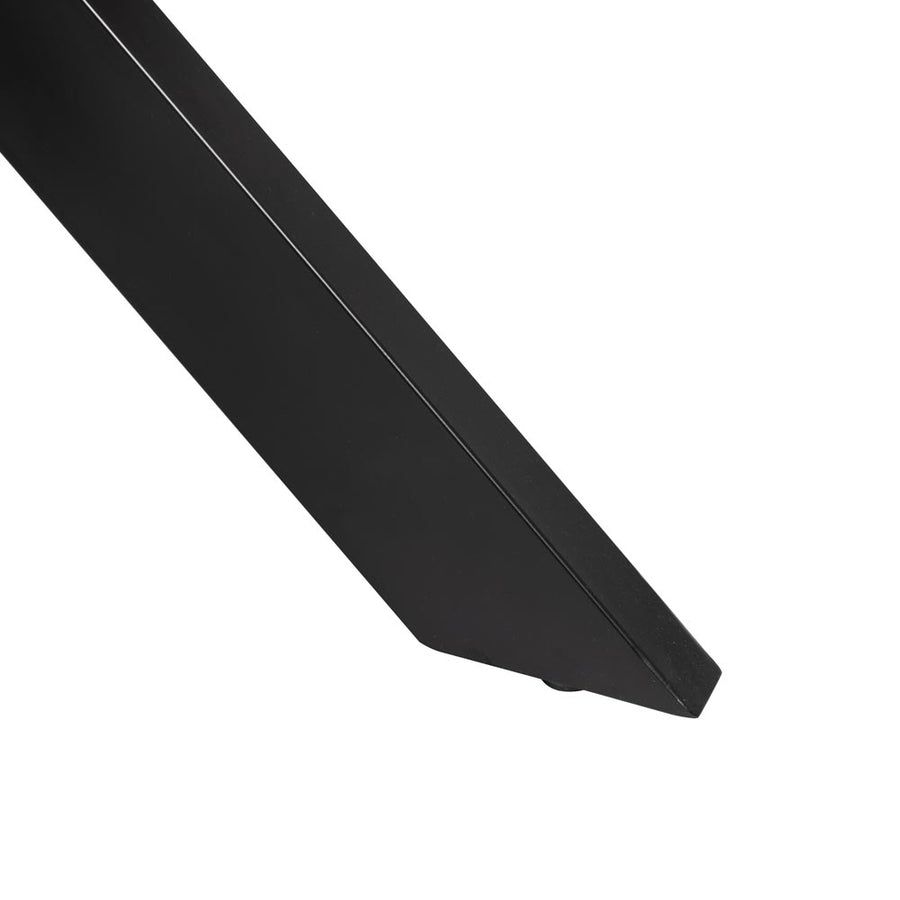 MESA COMEDOR NATURAL-NEGRO MADERA-HIERRO 120 X 120 X 79 CM
