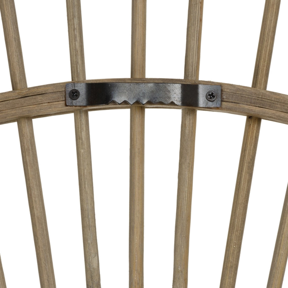 NATURAL BAMBOO DECORATIVE MIRROR 83 X 3 X 95 CM
