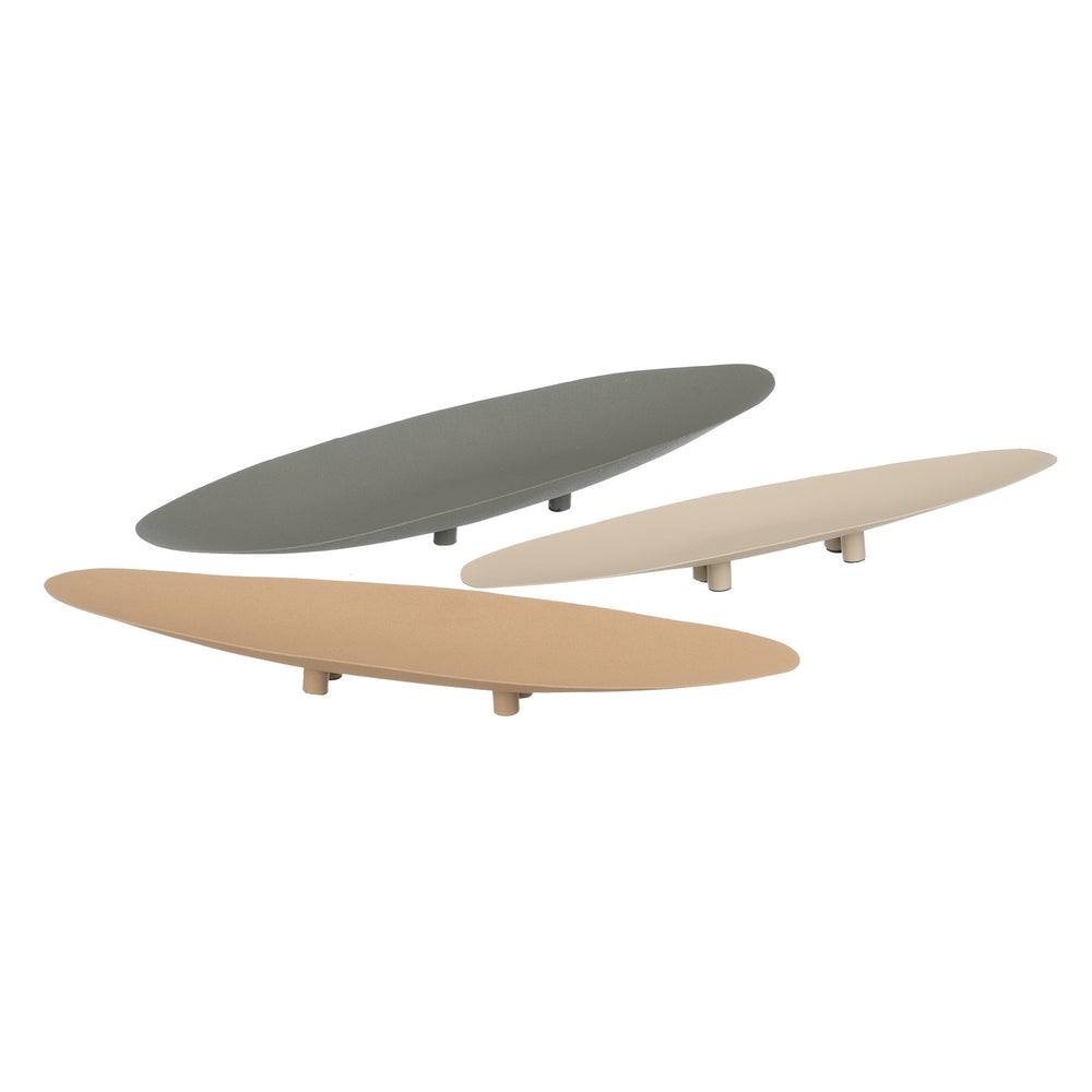 BEIGE IRON TABLE CENTERPIECE DECORATION 48 X 12 X 5 CM