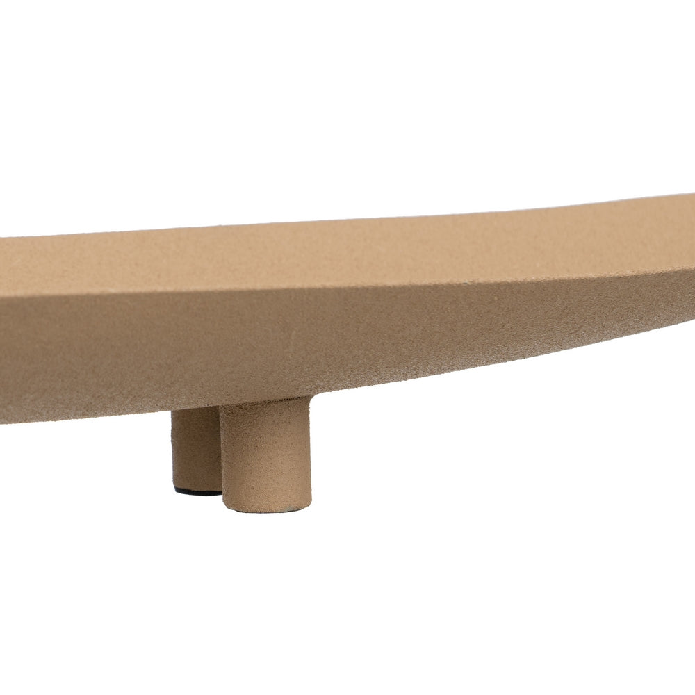 BEIGE IRON TABLE CENTERPIECE DECORATION 48 X 12 X 5 CM