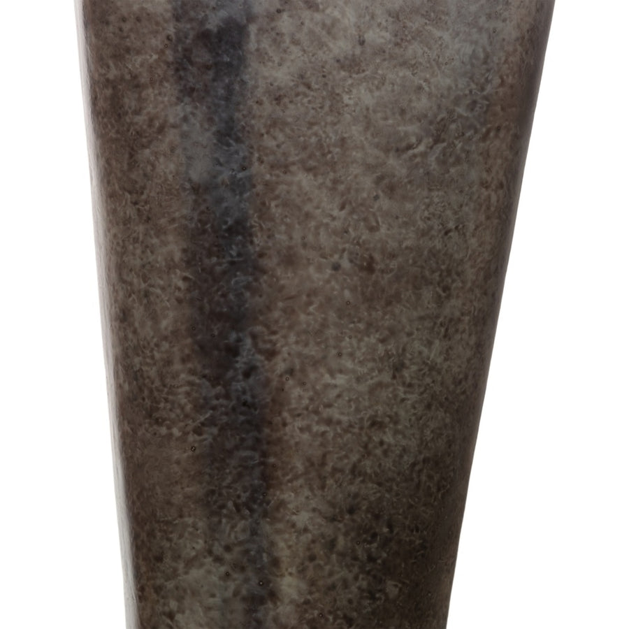 BOTELLA DECORATIVA PLATA 13 X 10 X 43 CM