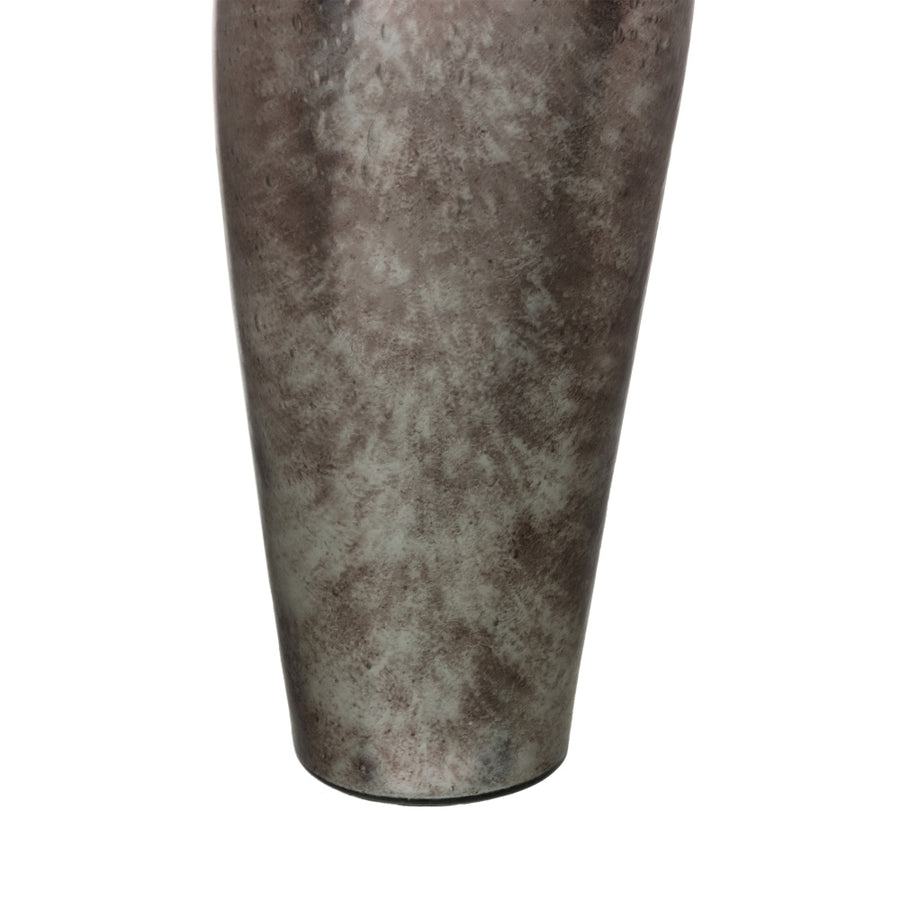 BOTELLA DECORATIVA PLATA 15 X 13 X 54 CM