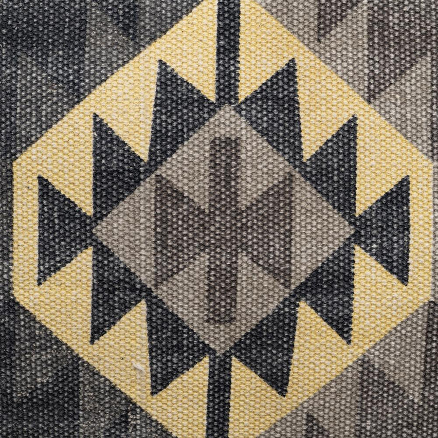 SILLÓN NEGRO-TAUPE TEJIDO-MADERA SALÓN 91 X 90 X 95 CM