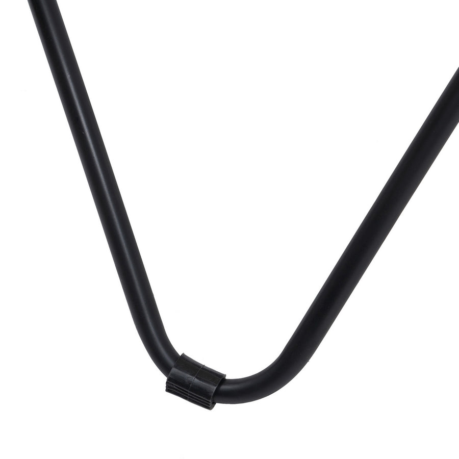 SILLA NEGRO-TAUPE TEJIDO-METAL SALÓN 75 X 75 X 95 CM