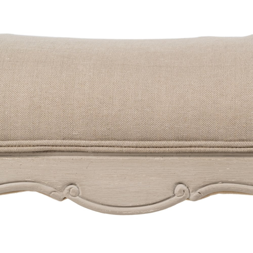 BANQUETA BEIGE DM-MADERA SAL�N 137 X 45 X 74 CM