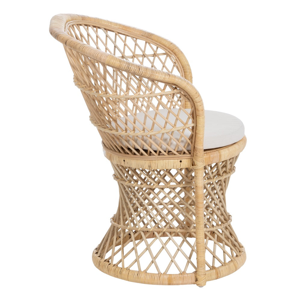 NATURAL RATTAN LOUNGE CHAIR 84 X 68 X 84 CM