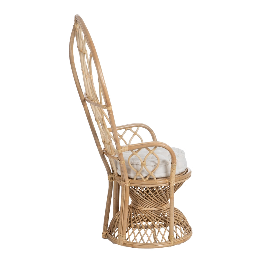 SILLÓN NATURAL RATÁN SALÓN 90 X 73 X 142,50 CM