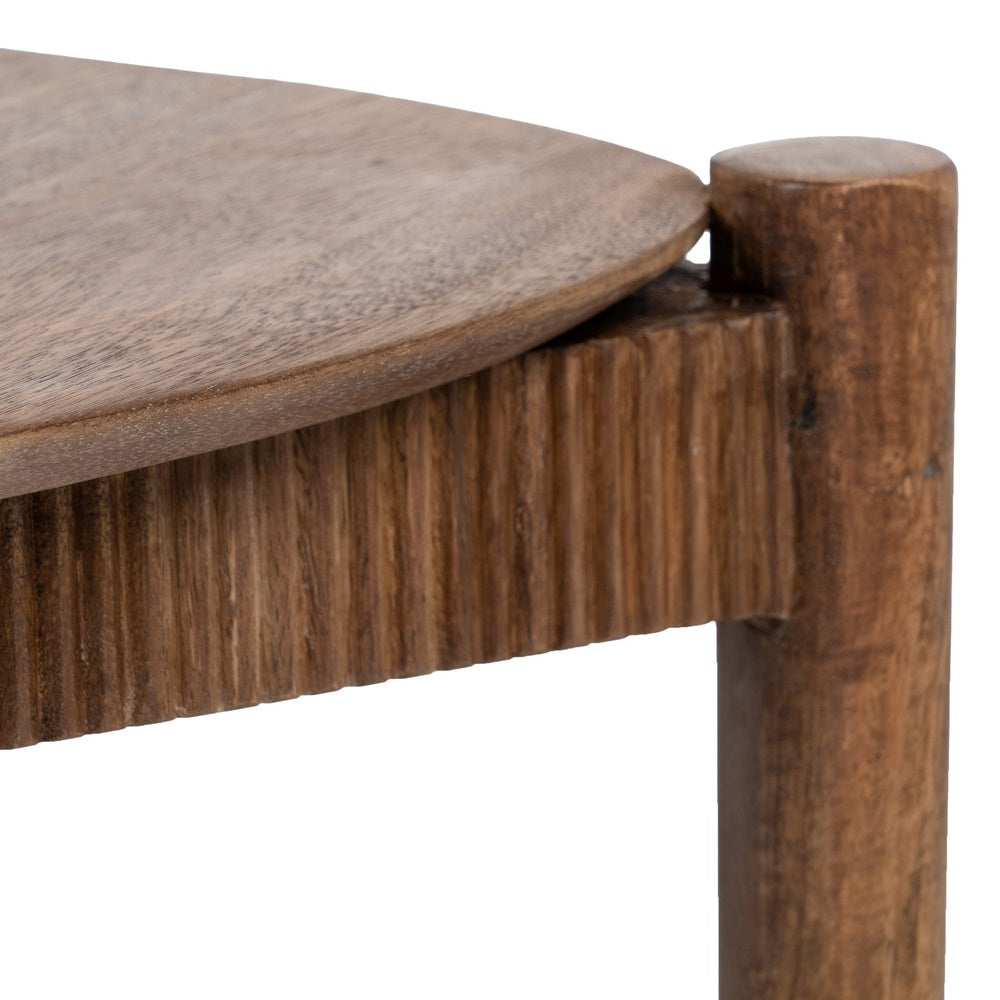 S/2 MESA AUXILIAR NATURAL 58 X 56 X 56 CM