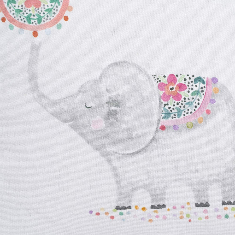 ELEPHANT CUSHION COTTON DECORATION 45 X 45 CM