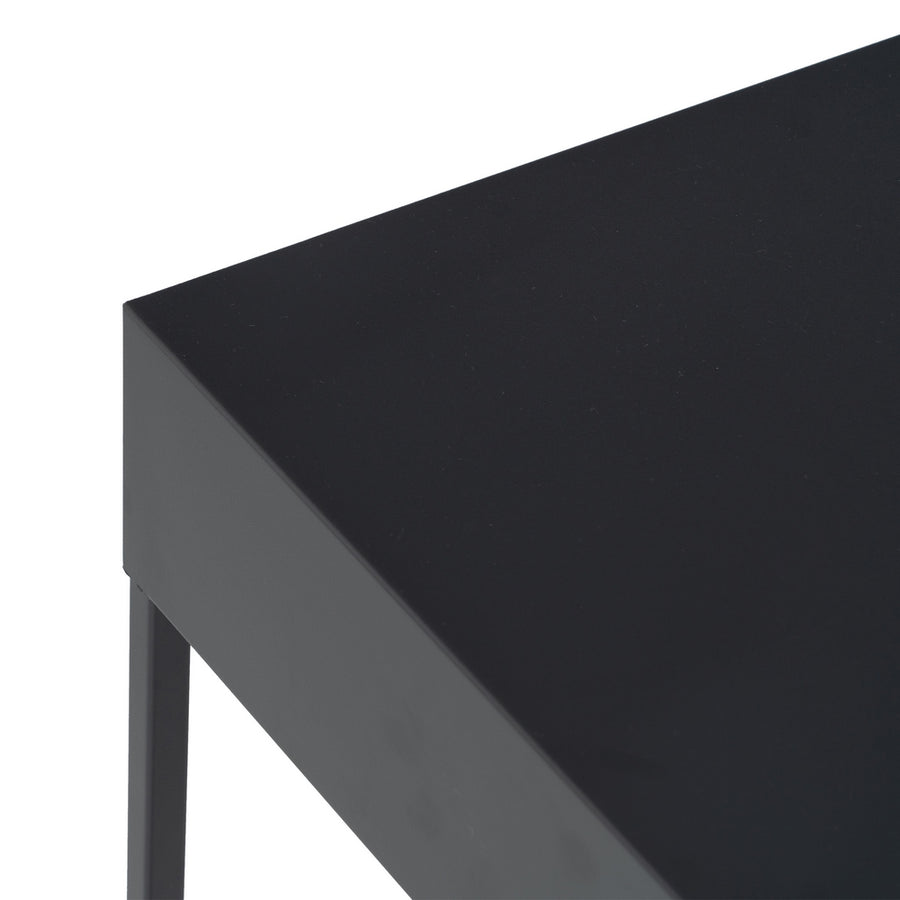 MESITA NEGRO ACERO 43 X 41 X 50 CM