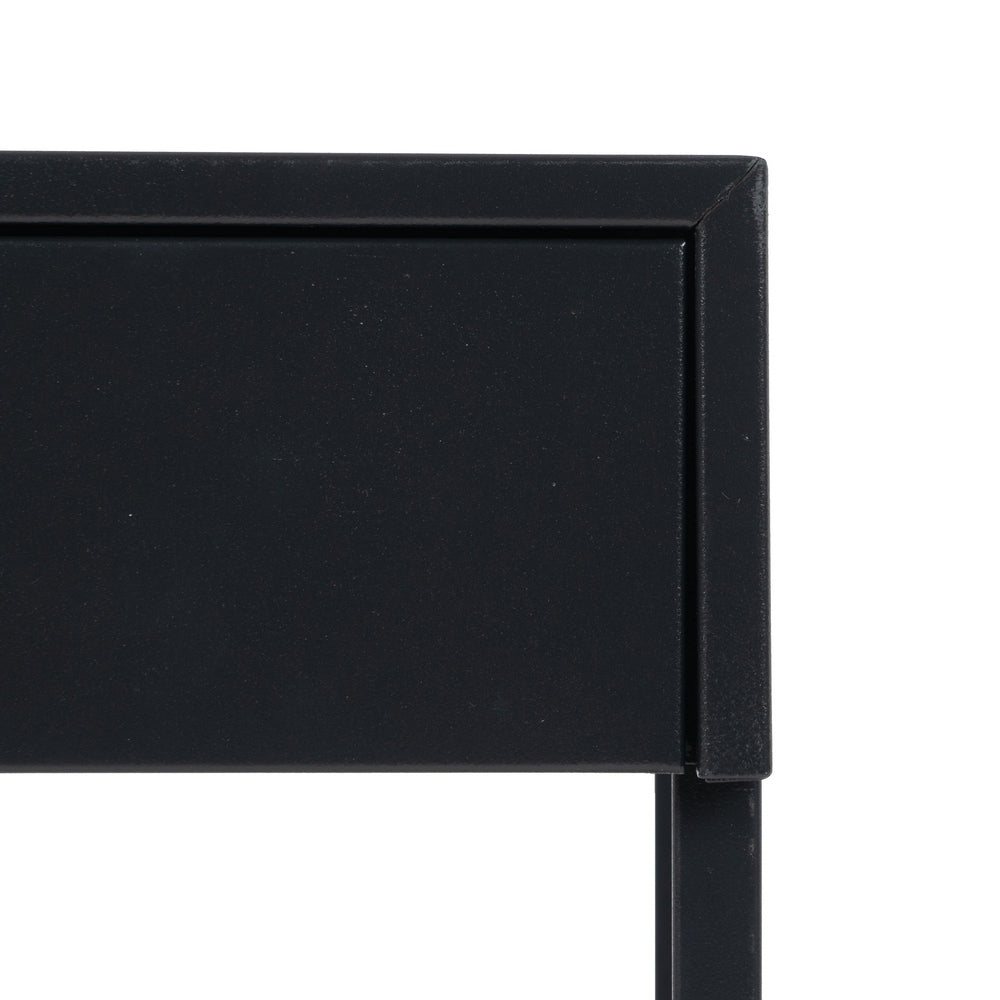 MESITA NEGRO ACERO 43 X 41 X 50 CM