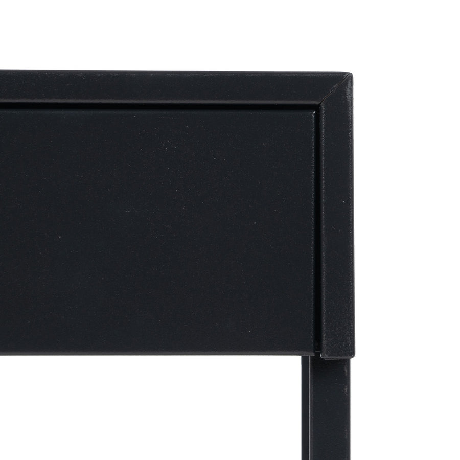 MESITA NEGRO ACERO 43 X 41 X 50 CM