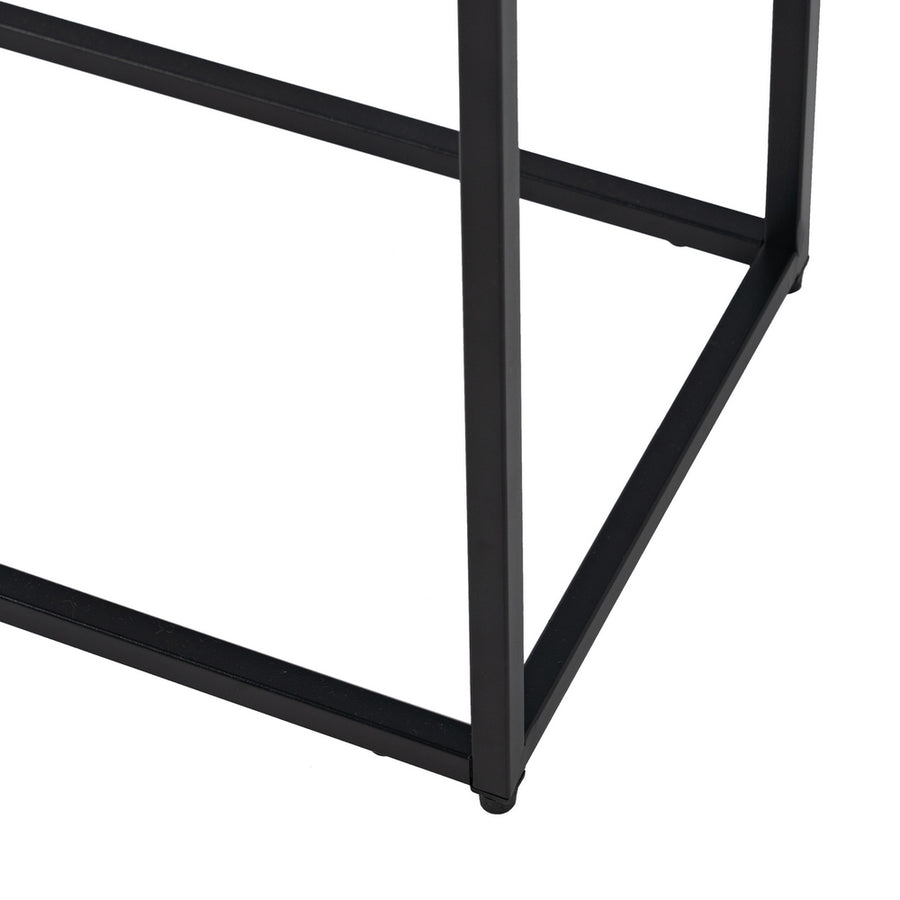 ESTANTERÍA NEGRO ACERO 80 X 30 X 81 CM