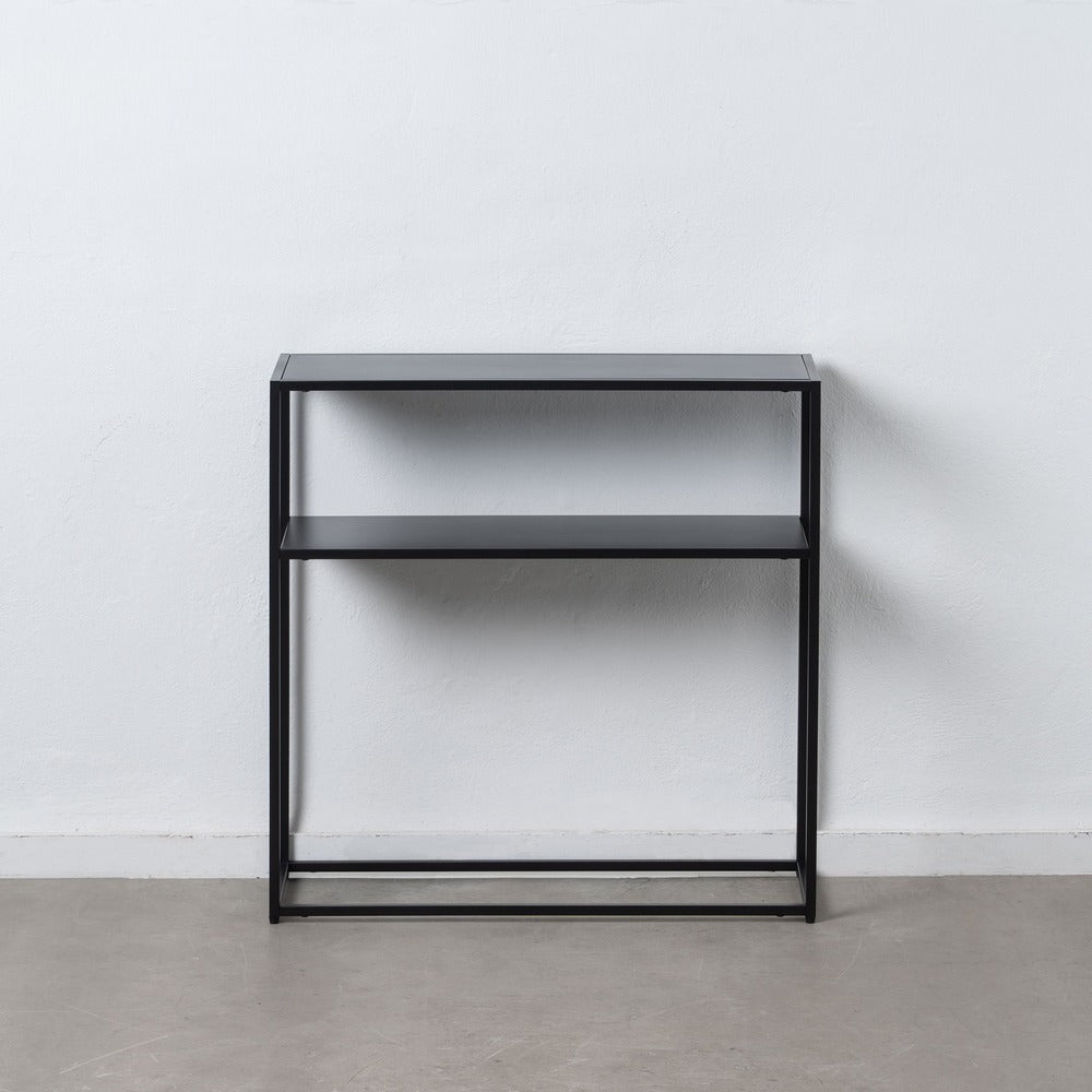 ESTANTER�A NEGRO ACERO 80 X 30 X 81 CM