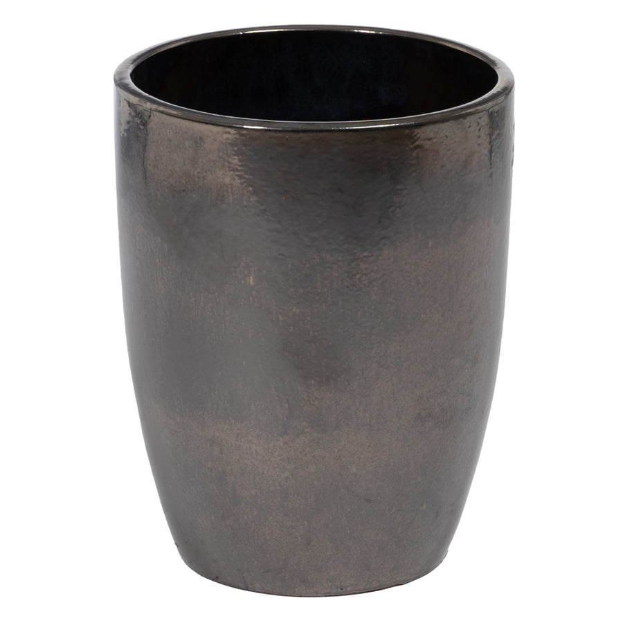 S/5 JARRONES NEGRO CERÁMICA DECORACIÓN 56 X 56 X 70 CM