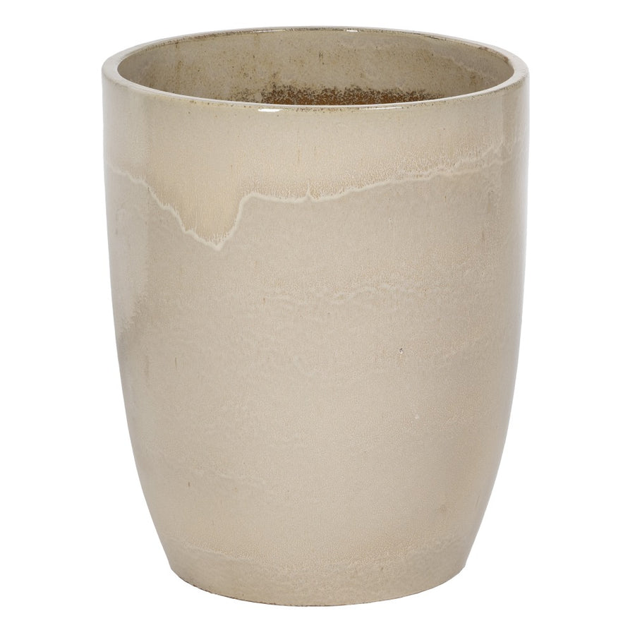 S/5 JARRONES CREMA CERÁMICA DECORACIÓN 56 X 56 X 70 CM