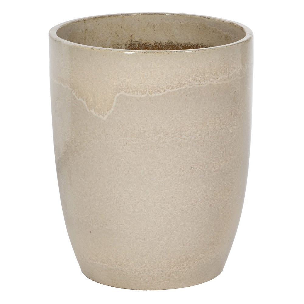 S/5 JARRONES CREMA CERÁMICA DECORACIÓN 56 X 56 X 70 CM