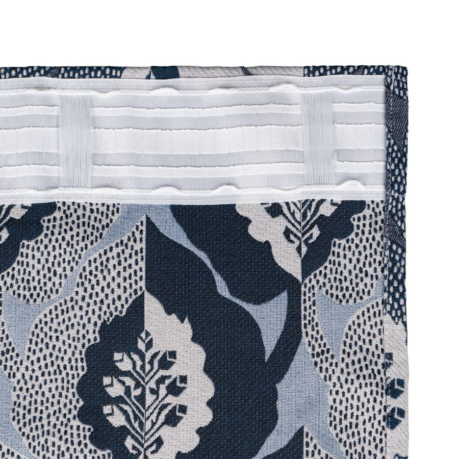 CORTINA ESTAMPADO AZUL 140 X 260 CM