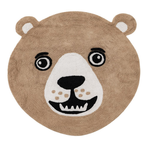 ALFOMBRA OSO MARR�N ALGOD�N INFANTIL 100 CM