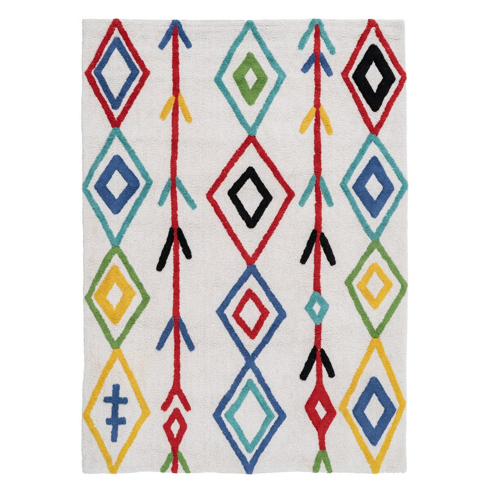 ALFOMBRA �TNICO ALGOD�N INFANTIL 160 X 120 CM