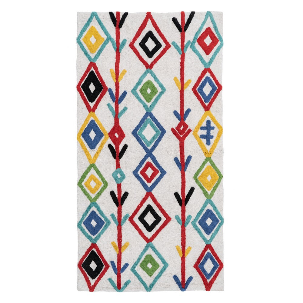 ALFOMBRA �TNICO ALGOD�N INFANTIL 175 X 90 CM