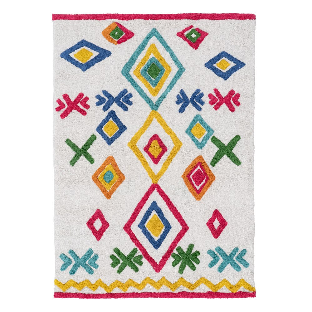 ALFOMBRA �TNICO ALGOD�N INFANTIL 135 X 100 CM